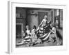 Painting of Betsy Ross with American Flag-Philip Gendreau-Framed Photographic Print