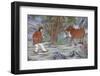 Painting of catching the Ox, from the ten Ox Herding Pictures of Zen Buddhism-Godong-Framed Photographic Print