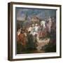 Painting of Charlemagne, 8th century-Ary Scheffer-Framed Giclee Print