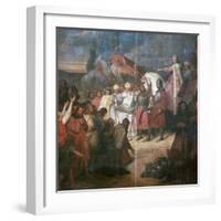 Painting of Charlemagne, 8th century-Ary Scheffer-Framed Giclee Print