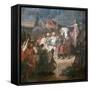 Painting of Charlemagne, 8th century-Ary Scheffer-Framed Stretched Canvas