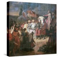 Painting of Charlemagne, 8th century-Ary Scheffer-Stretched Canvas