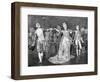 Painting of Couples Dancing the Minuet-null-Framed Giclee Print