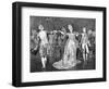 Painting of Couples Dancing the Minuet-null-Framed Giclee Print