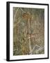 Painting of Dancing Figures at Nourlangie Rock, Australia-Robert Francis-Framed Photographic Print