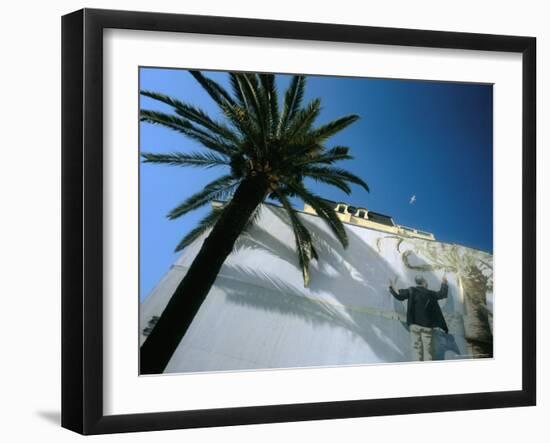 Painting of Fabio Rieti, Quai Des Etats-Unis, Nice, Alpes-Maritimes, Provence, France-Bruno Barbier-Framed Photographic Print