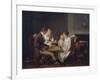 Painting of Family Game of Checkers, Ca 1803-Louis Leopold Boilly-Framed Giclee Print