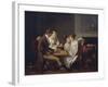 Painting of Family Game of Checkers, Ca 1803-Louis Leopold Boilly-Framed Giclee Print