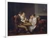 Painting of Family Game of Checkers, Ca 1803-Louis Leopold Boilly-Framed Giclee Print