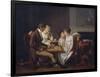 Painting of Family Game of Checkers, Ca 1803-Louis Leopold Boilly-Framed Giclee Print