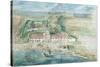 Painting of Fort Zeelandia-null-Stretched Canvas