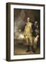 Painting of General George Washington at the Battle of Princeton-Stocktrek Images-Framed Art Print