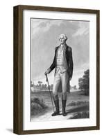 Painting of George Washington by George Hicks-null-Framed Giclee Print