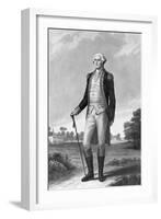 Painting of George Washington by George Hicks-null-Framed Giclee Print