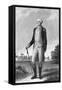 Painting of George Washington by George Hicks-null-Framed Stretched Canvas