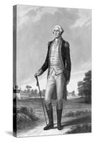 Painting of George Washington by George Hicks-null-Stretched Canvas