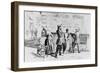 Painting of Italians Writing Viva Verdi on a Wall-null-Framed Giclee Print