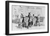 Painting of Italians Writing Viva Verdi on a Wall-null-Framed Giclee Print