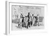 Painting of Italians Writing Viva Verdi on a Wall-null-Framed Giclee Print