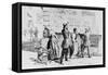 Painting of Italians Writing Viva Verdi on a Wall-null-Framed Stretched Canvas