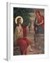 Painting of Jesus and the Samaritan Woman, St. Anthony Coptic Church, Jerusalem, Israel-Godong-Framed Photographic Print