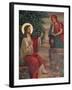 Painting of Jesus and the Samaritan Woman, St. Anthony Coptic Church, Jerusalem, Israel-Godong-Framed Photographic Print