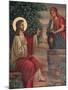 Painting of Jesus and the Samaritan Woman, St. Anthony Coptic Church, Jerusalem, Israel-Godong-Mounted Photographic Print