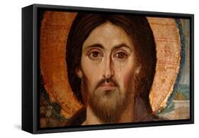 Painting of Jesus in Coptic Syle, St. Catherine's Monastery Museum, the Oldest Contin…, 6Th Century-Kenneth Garrett-Framed Stretched Canvas