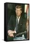 Painting of John F. Kennedy-null-Framed Stretched Canvas