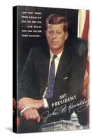 Painting of John F. Kennedy-null-Stretched Canvas