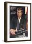 Painting of John F. Kennedy-null-Framed Art Print