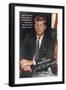 Painting of John F. Kennedy-null-Framed Art Print