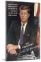 Painting of John F. Kennedy-null-Mounted Art Print