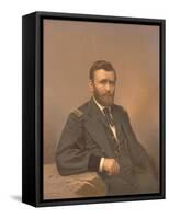 Painting of Lieutenant General Ulysses S. Grant, Circa 1867-Stocktrek Images-Framed Stretched Canvas