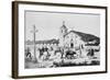 Painting of Mission Santa Clara De Asis in the Old Days-null-Framed Giclee Print