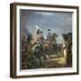 Painting of Napoleon at the Battle of Jena, 19th Century-Horace Vernet-Framed Premium Giclee Print