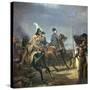 Painting of Napoleon at the Battle of Jena, 19th Century-Horace Vernet-Stretched Canvas