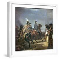 Painting of Napoleon at the Battle of Jena, 19th Century-Horace Vernet-Framed Giclee Print