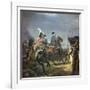 Painting of Napoleon at the Battle of Jena, 19th Century-Horace Vernet-Framed Giclee Print