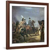 Painting of Napoleon at the Battle of Jena, 19th Century-Horace Vernet-Framed Giclee Print