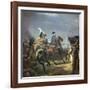 Painting of Napoleon at the Battle of Jena, 19th Century-Horace Vernet-Framed Giclee Print