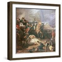 Painting of Napoleon at the Battle of Rivoli, 18th Century-Felix Henri Emmanuel Philippoteaux-Framed Giclee Print