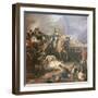 Painting of Napoleon at the Battle of Rivoli, 18th Century-Felix Henri Emmanuel Philippoteaux-Framed Giclee Print