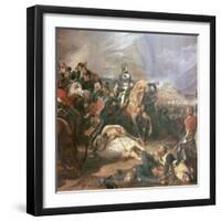 Painting of Napoleon at the Battle of Rivoli, 18th Century-Felix Henri Emmanuel Philippoteaux-Framed Giclee Print