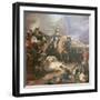 Painting of Napoleon at the Battle of Rivoli, 18th Century-Felix Henri Emmanuel Philippoteaux-Framed Giclee Print