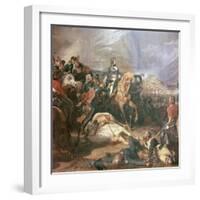 Painting of Napoleon at the Battle of Rivoli, 18th Century-Felix Henri Emmanuel Philippoteaux-Framed Giclee Print