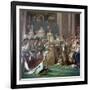 Painting of Napoleon Buonaparte and Empress Josephine, 18th Century-Jacques-Louis David-Framed Giclee Print