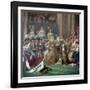 Painting of Napoleon Buonaparte and Empress Josephine, 18th Century-Jacques-Louis David-Framed Giclee Print