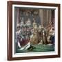 Painting of Napoleon Buonaparte and Empress Josephine, 18th Century-Jacques-Louis David-Framed Giclee Print