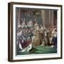 Painting of Napoleon Buonaparte and Empress Josephine, 18th Century-Jacques-Louis David-Framed Giclee Print